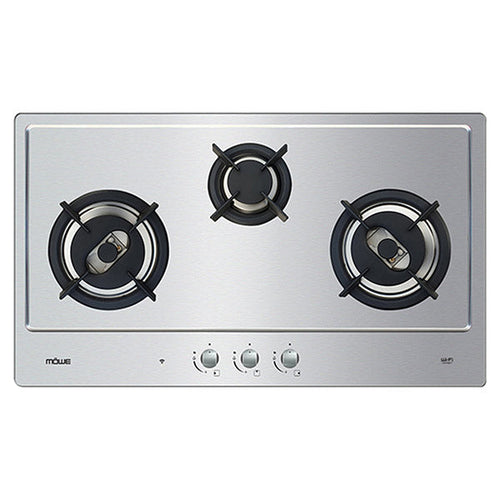 Mowe 90cm 3 Burners Wi-Fi Stainless Steel Hob