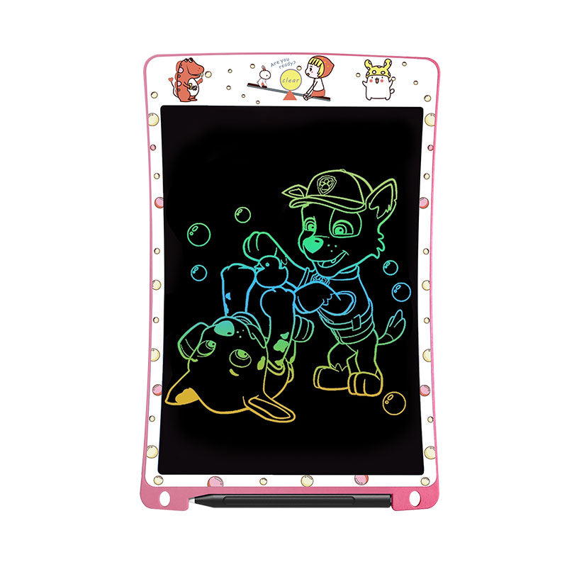 BOS+ 10inch Drawing Board & Writing Tablet (Rechargeable) Pink