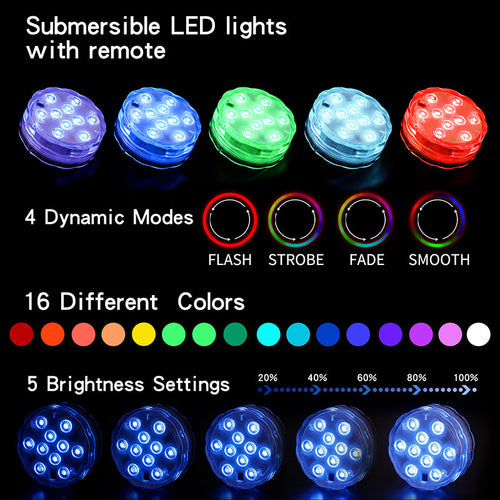 BOS+ Submersible LED Light 4 in 1