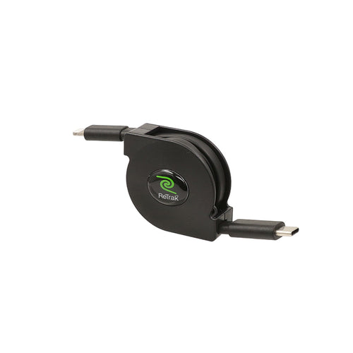 BOS+ Retrak Retractable Lightning to USB-C Cable 80cm