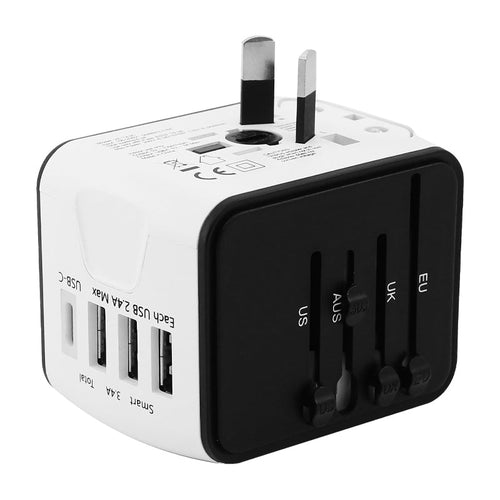 VCE VE-TA3C Universal Travel Adaptor (White)