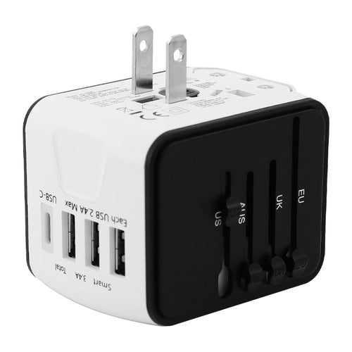 VCE VE-TA3C Universal Travel Adaptor (White)