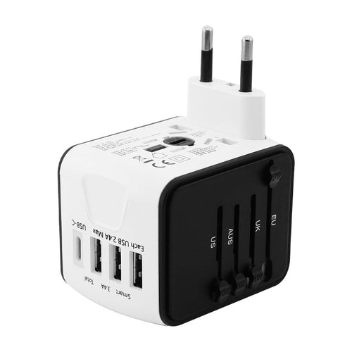 VCE VE-TA3C Universal Travel Adaptor (White)