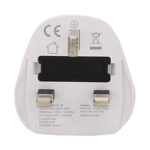 VCE VE-TA4 UK Standard Travel Adaptor