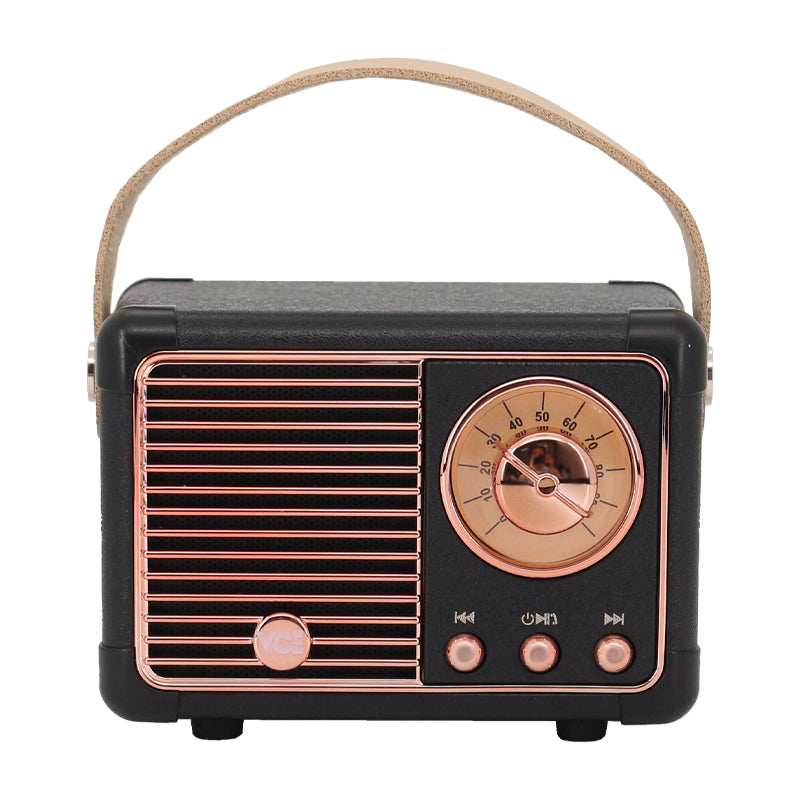 VCE Retro Wireless Speaker (Black)