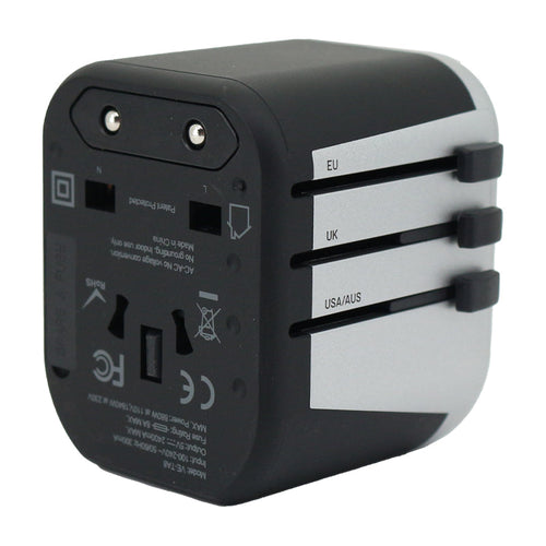 VCE VE-TA8 Universal Travel Adaptor (Silver)