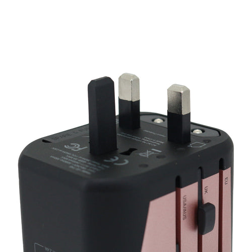 VCE VE-TA8 Universal Travel Adaptor (Rose Gold)