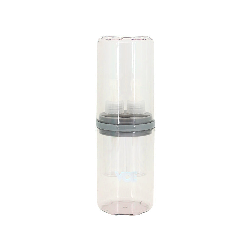 VCE VE-LAC29 Travel Gargle Cup with Pump Bottles (Grey)