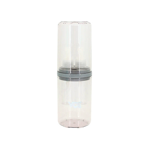VCE VE-LAC29 Travel Gargle Cup with Pump Bottles (Grey)