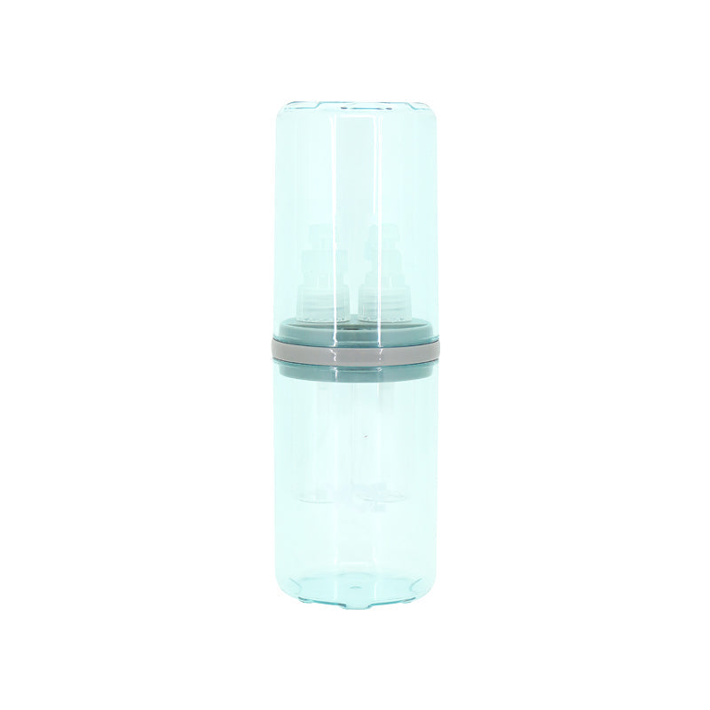 VCE VE-LAC29 Travel Gargle Cup with Pump Bottles (Blue)