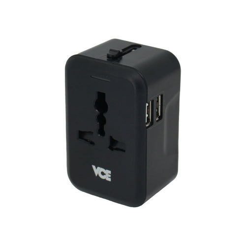 VCE VE-TA9 Universal Travel Adaptor (Black)