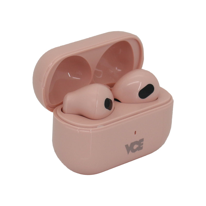 VCE VE-MM12 True Wireless Earbuds - Pink