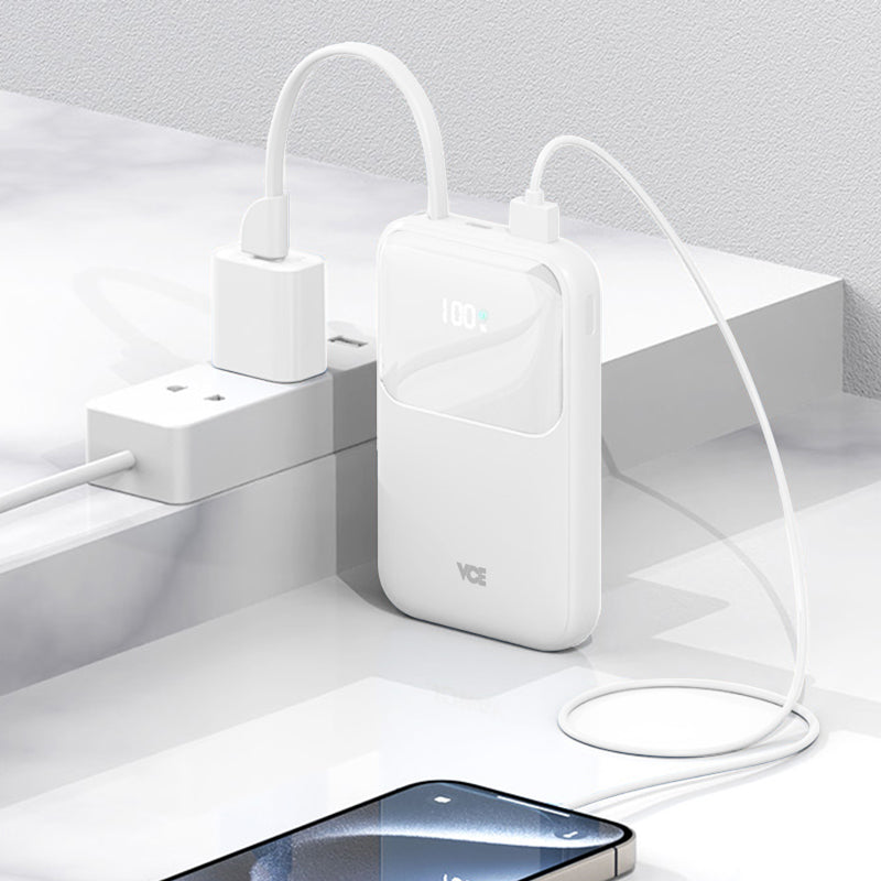 VCE VE-PD15 10000mAh Power Bank (White)