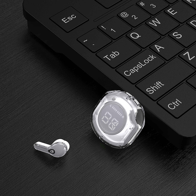 VCE VE-BTE04 Transparent TWS with RGB light (White)