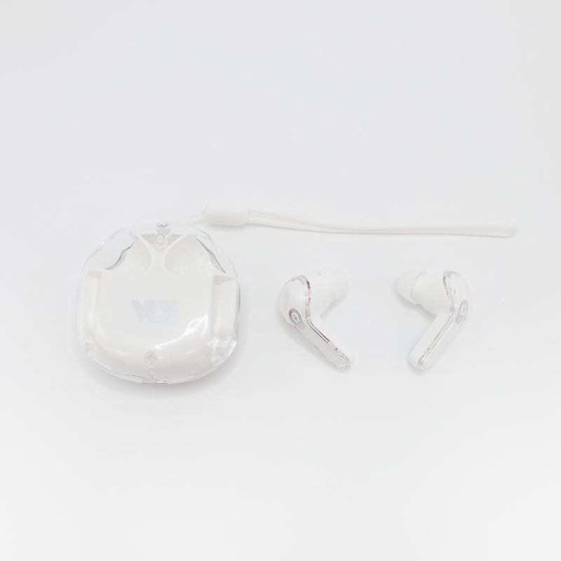 VCE VE-BTE04 Transparent TWS with RGB light (White)