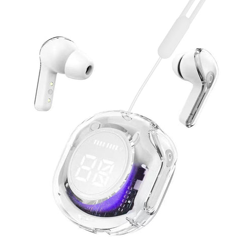 VCE VE-BTE04 Transparent TWS with RGB light (White)