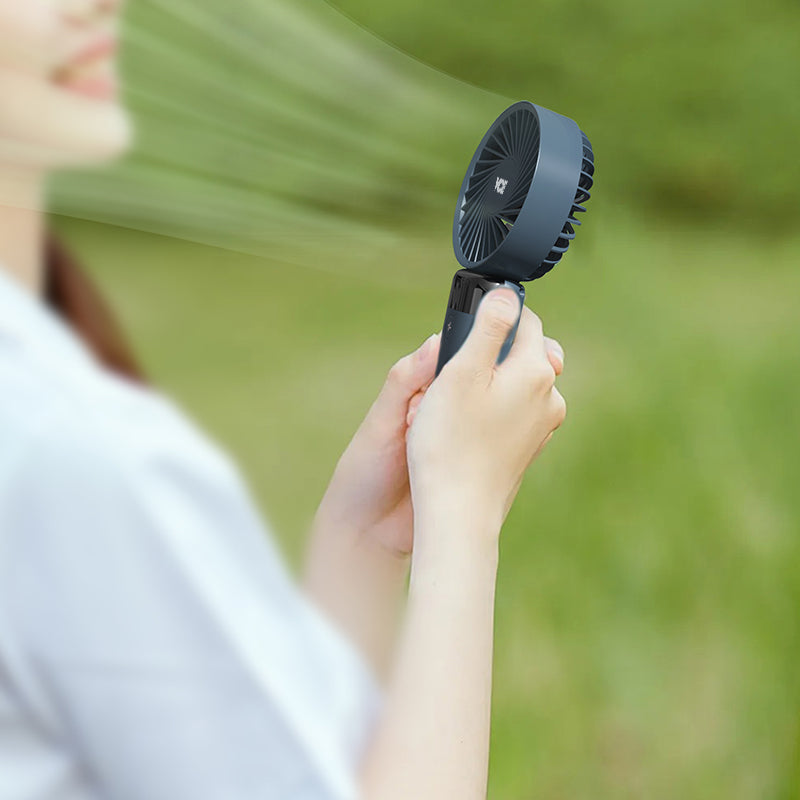 VCE VE-LAC64 Portable Fan with Stand (Dark Blue)