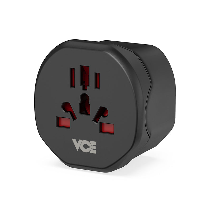 VCE VE-TA11 UK Standard Travel Adaptor with Surge Protection