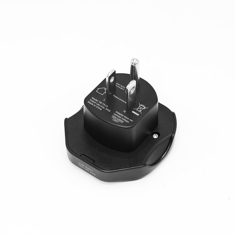 VCE VE-TA13 US Standard Travel Adaptor with Surge Protection
