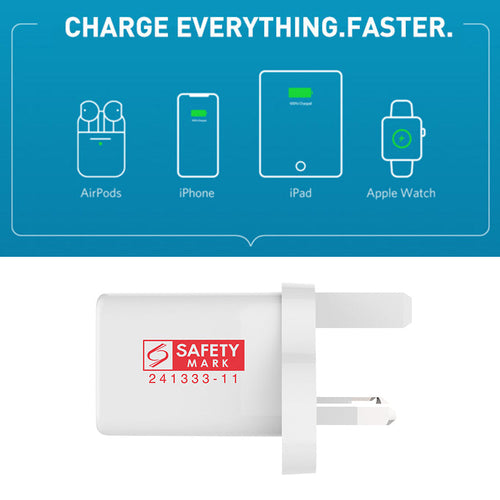 VCE VE-PA02-WH PD20W 1A1C GaN Charger White