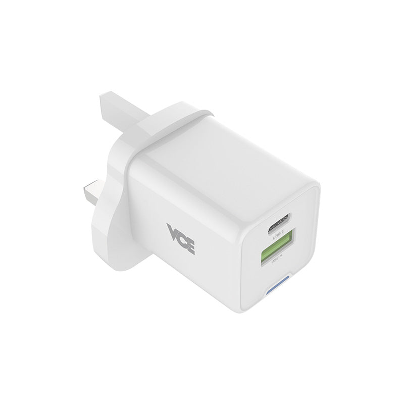 VCE VE-PA03-WH PD30W 1A1C GaN Charger White
