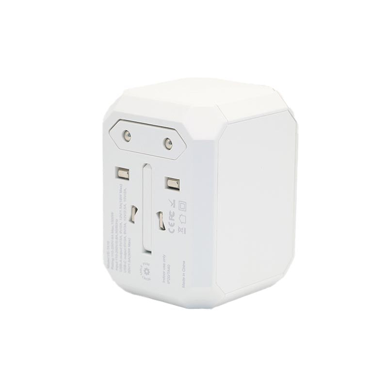VCE VE-TA16-WH PD30W 1A1C Universal Travel Adaptor White