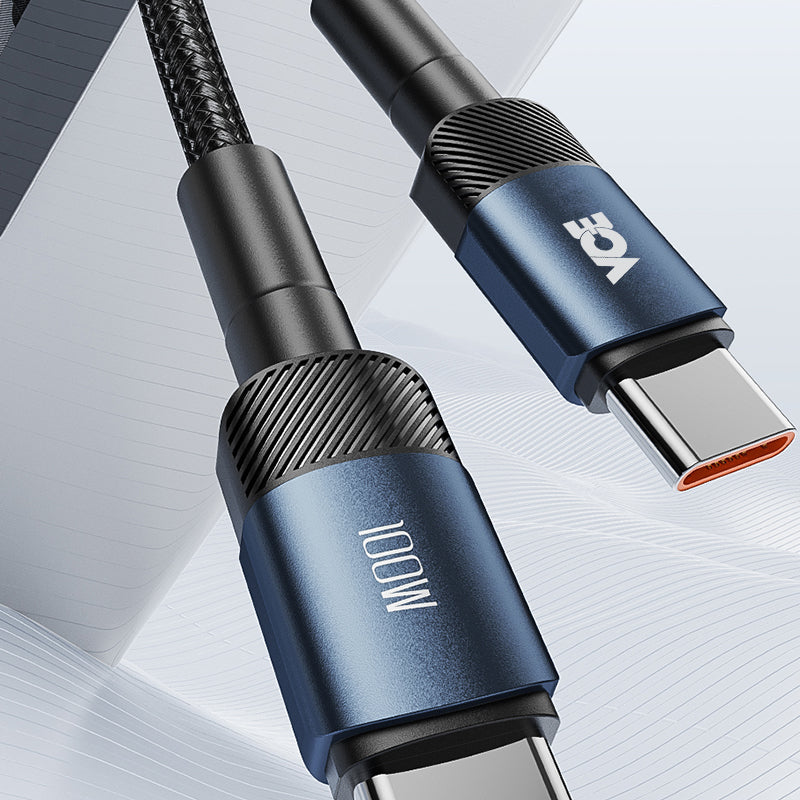 VCE VE-TC11-BU PD100W 1M USB-C to USB-C Cable Blue