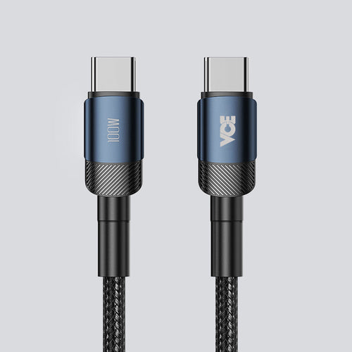 VCE VE-TC11-BU PD100W 1M USB-C to USB-C Cable Blue