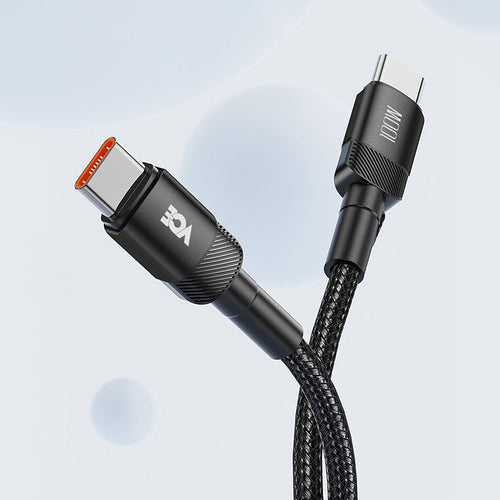 VCE VE-TC11-BK PD100W 1M USB-C to USB-C Cable Black