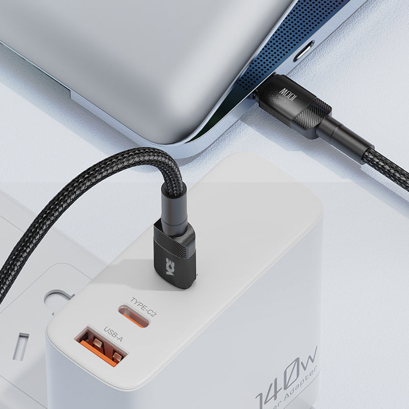 VCE VE-TC11-BK PD100W 1M USB-C to USB-C Cable Black