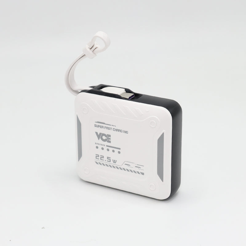 VCE VE-PD21 PD22.5W 10000mAh Power Bank (White)