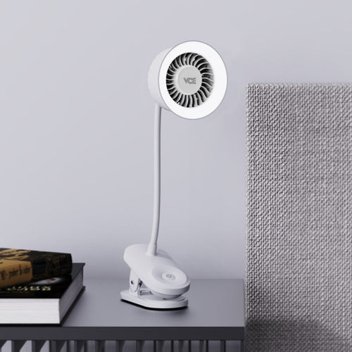 VCE VE-LAC78-WH Clip Fan with Light White