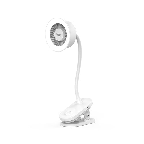 VCE VE-LAC78-WH Clip Fan with Light White
