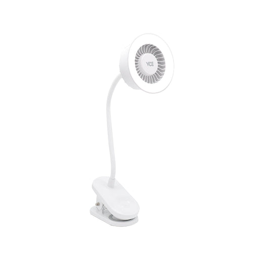VCE VE-LAC78-WH Clip Fan with Light White