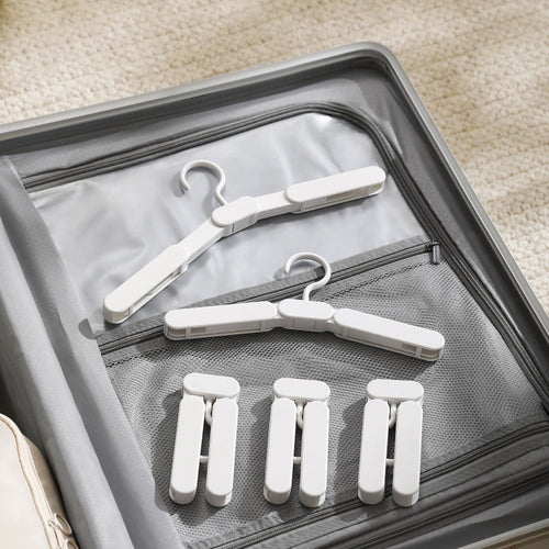 VCE VE-LAC89 3-In-1 Travel Folding Hanger (White)