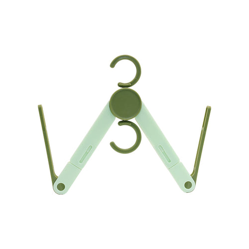 VCE VE-LAC90 3-In-1 Travel Folding Hanger (Green)