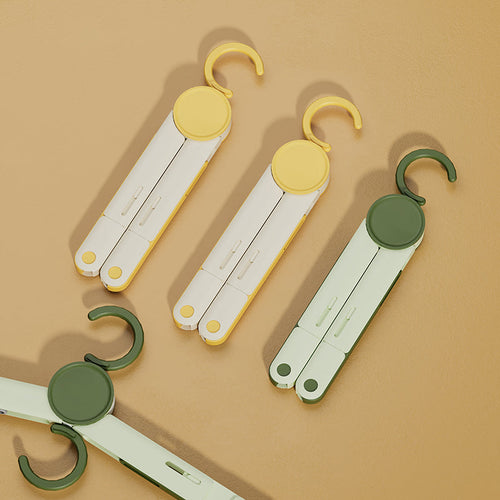 VCE VE-LAC90 3-In-1 Travel Folding Hanger (Yellow)