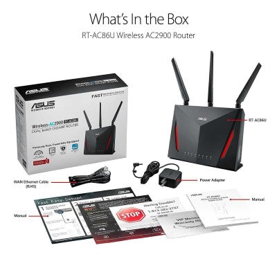 Asus RT-AC86U AC2900 Dual Band Gigabit WiFi Gaming Router