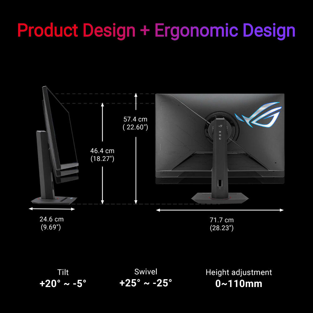 Asus ROG Strix XG32UCG - 31.5 UHD Fast IPS 160/320Hz Dual Mode Gaming Monitor