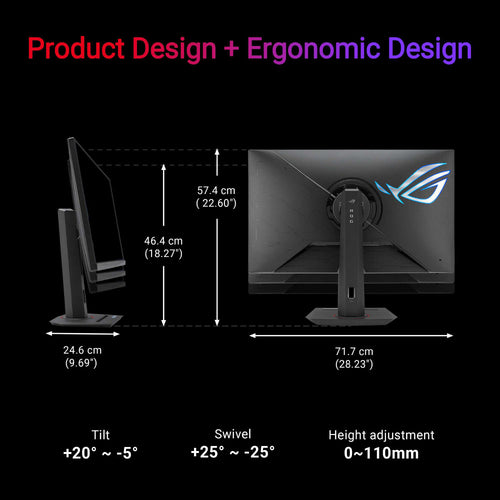 Asus ROG Strix XG32UCG - 31.5 UHD Fast IPS 160/320Hz Dual Mode Gaming Monitor