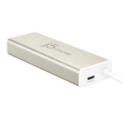 J5Create JCH347 USB 3.1 Type-C USB 3.0 Hub/Card Reader