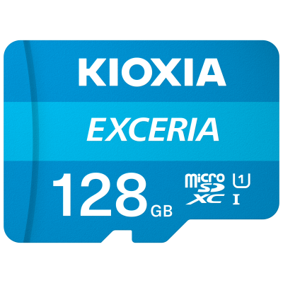 KIOXIA EXCERIA CL10 U1 R100 w/adapter 128GB LMEX1L128GG2