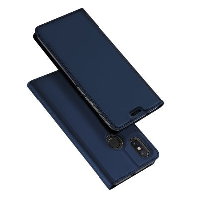 Dux Ducis Leather Case For Xiaomi Mi 8 Blue