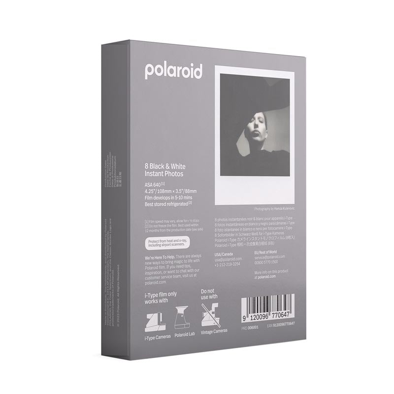 Polaroid B&W Film for I-Type