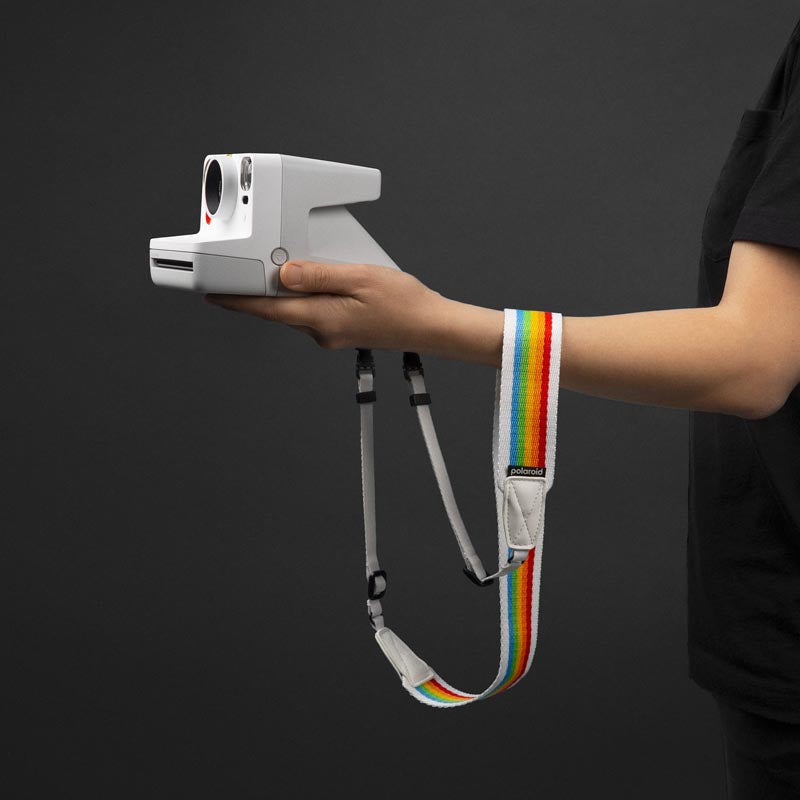 Polaroid Camera Strap Flat - Rainbow Grey