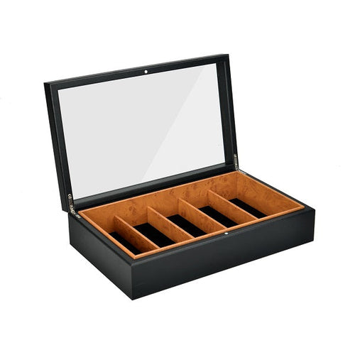 Urburn JBWBL30BK 5 Compt Optical Holder with Glass Lid