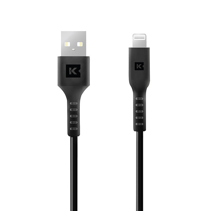 Kaizen KZ-1.2MLTAB 1.2M Lightning to USB-A Cable (Black)