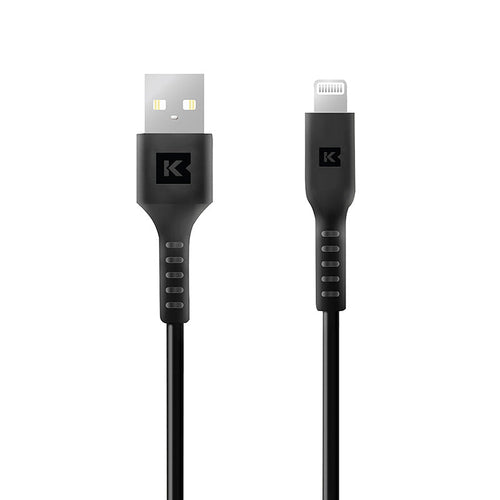 Kaizen KZ-2MLTAB 2M Lightning to USB-A Cable (Black)