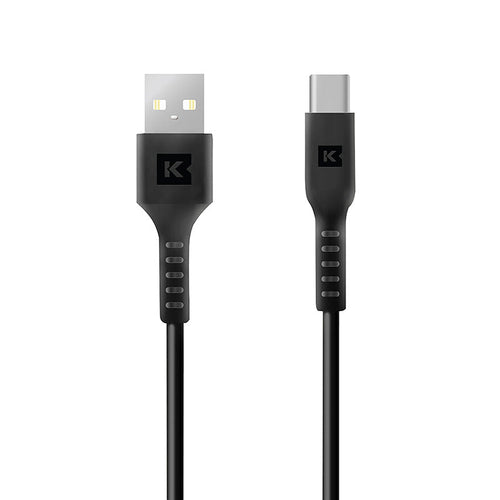 Kaizen KZ-3MCTAB 3M USB-C to USB-A Cable (Black)