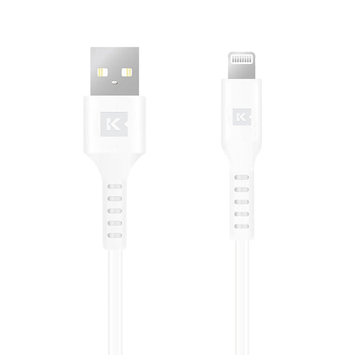 Kaizen KZ-1.2MLTAW 1.2M Lightning to USB-A Cable (White)
